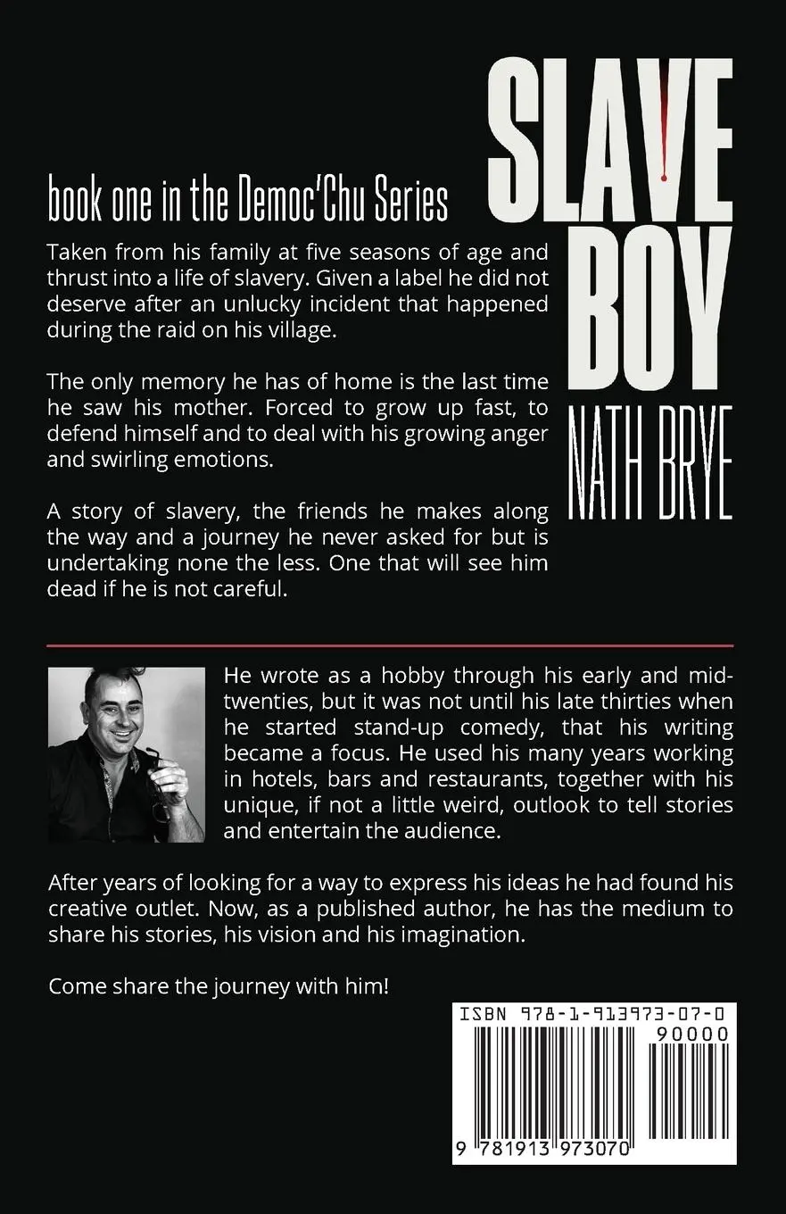 Rückseite: 9781913973070 | Slave Boy | Book One in the Democ'Chu Series | Nath Brye | Taschenbuch