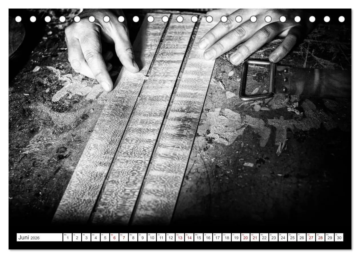 Bild: 9783457763070 | Geigenbau (Tischkalender 2026 DIN A5 quer), CALVENDO Monatskalender