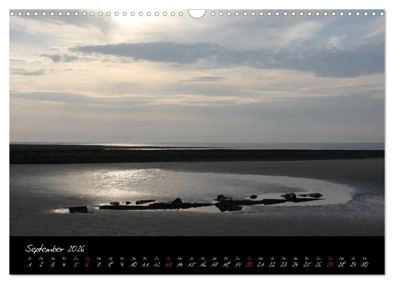 Bild: 9783516233070 | Baltrum (Wandkalender 2026 DIN A3 quer), CALVENDO Monatskalender