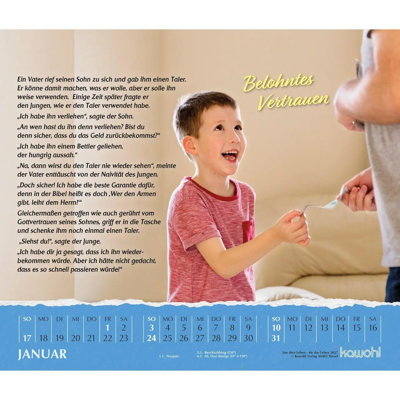 Bild: 9783754833070 | Aus dem Leben - für das Leben 2027 | Kalender | 14 S. | Deutsch | 2027