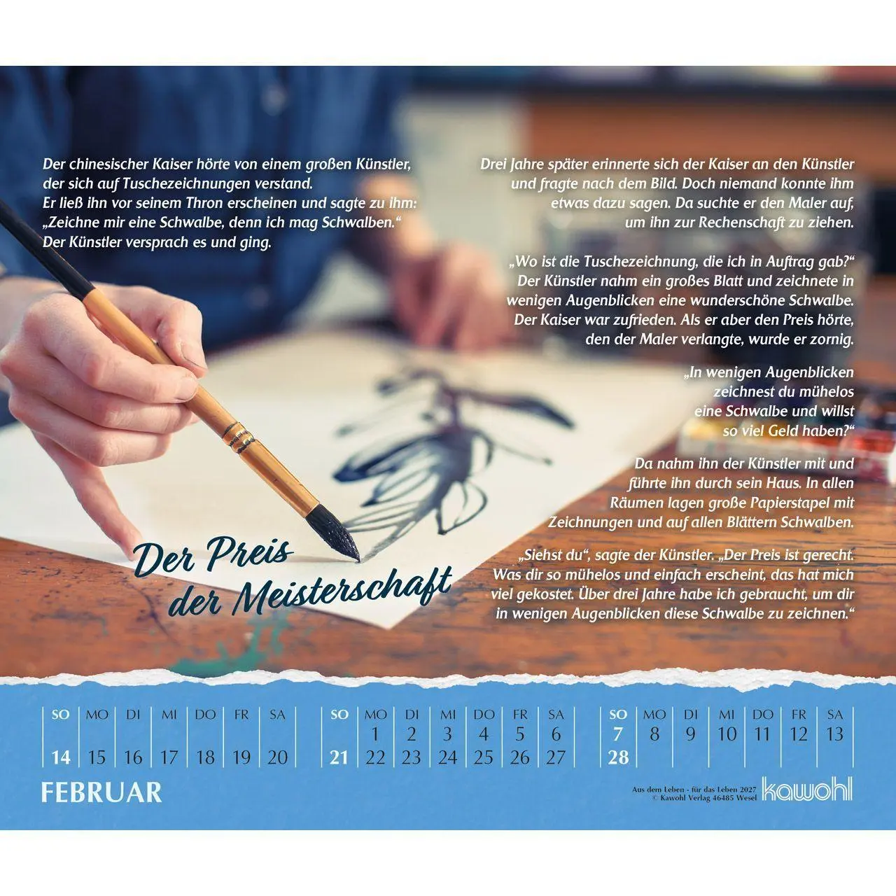 Bild: 9783754833070 | Aus dem Leben - für das Leben 2027 | Kalender | 14 S. | Deutsch | 2027