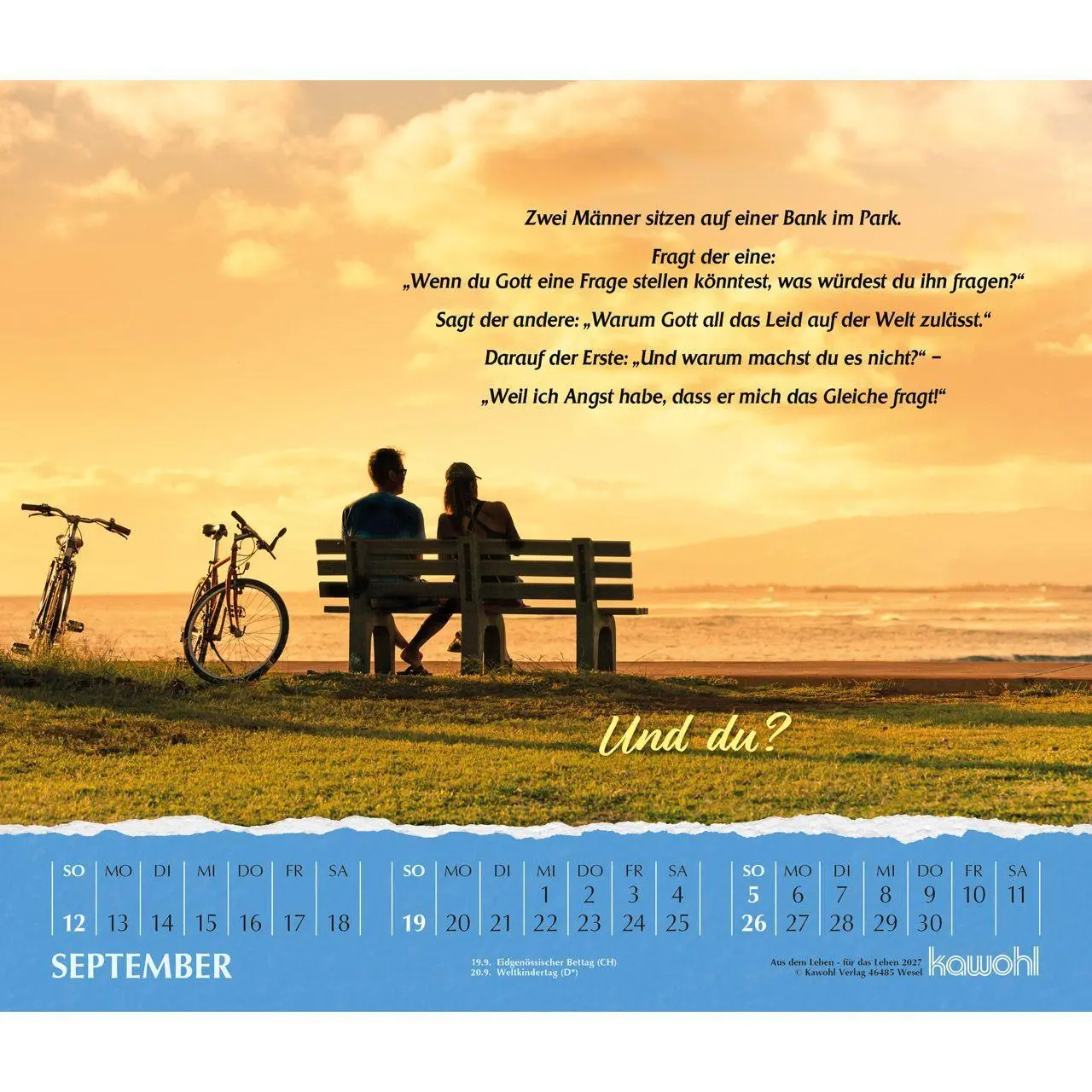 Bild: 9783754833070 | Aus dem Leben - für das Leben 2027 | Kalender | 14 S. | Deutsch | 2027