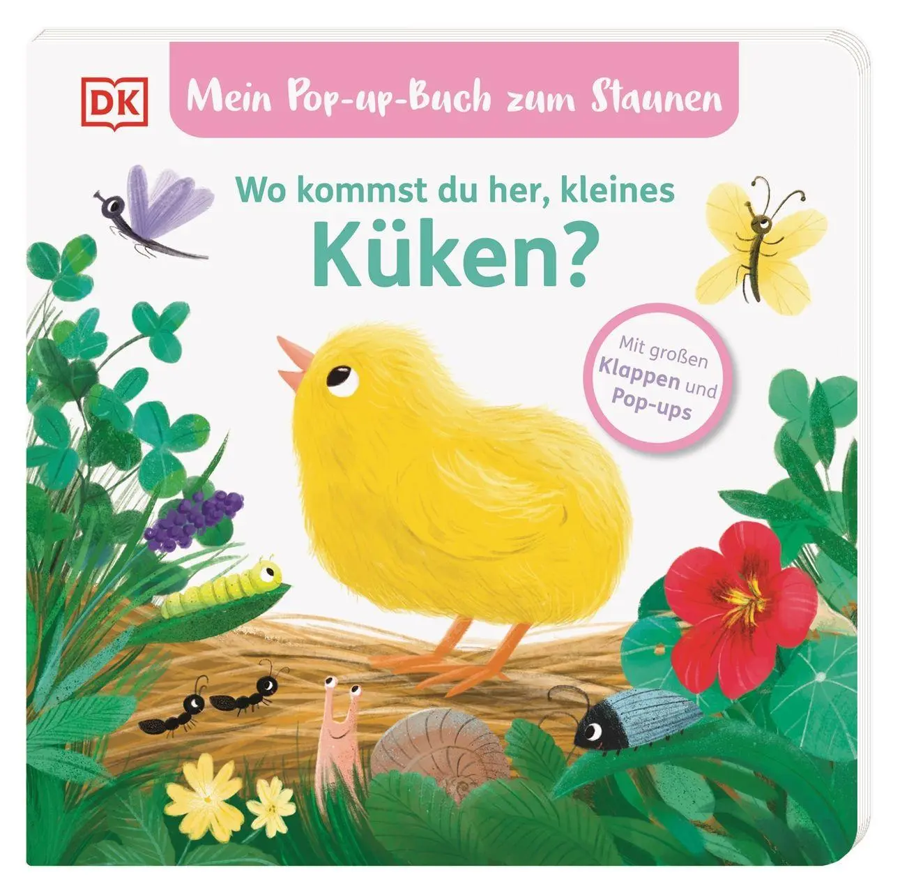 Cover: 9783831053070 | Mein Pop-up-Buch zum Staunen. Wo kommst du her, kleines Küken? | Grimm