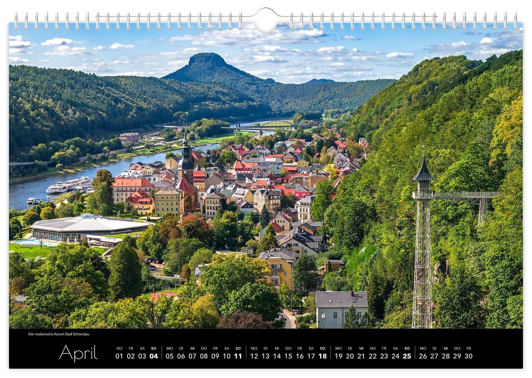 Bild: 9783912303070 | Kalender Sächsische Schweiz Luftaufnahmen 2027 | Peter Schubert | 2027