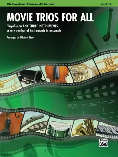 Cover: 9780739063170 | Movie Trios for All: Alto Saxophone (Eb Saxes and Eb Clarinets) | Buch