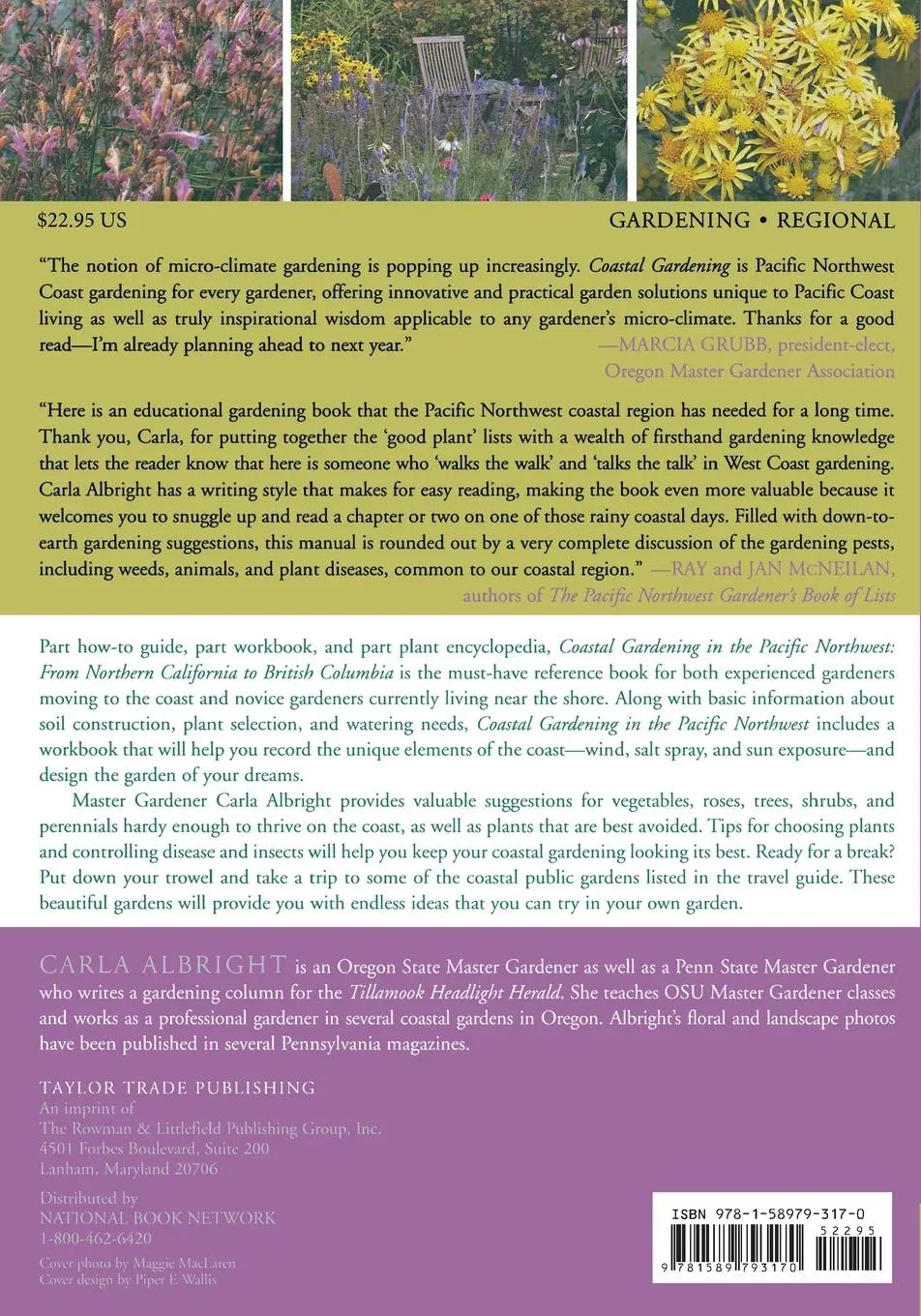Rückseite: 9781589793170 | Coastal Gardening in the Pacific Northwest | Carla Albright | Buch