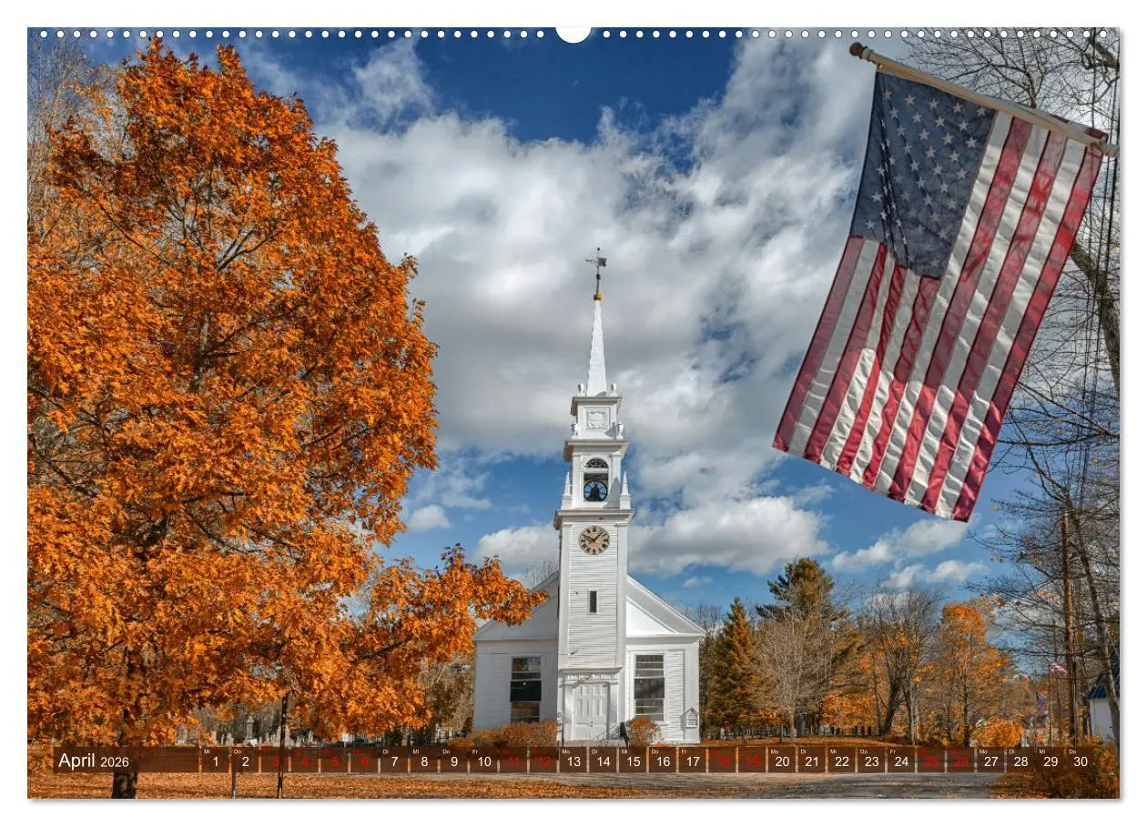 Bild: 9783457373170 | Neu England, Indian Summer (Wandkalender 2026 DIN A2 quer),...