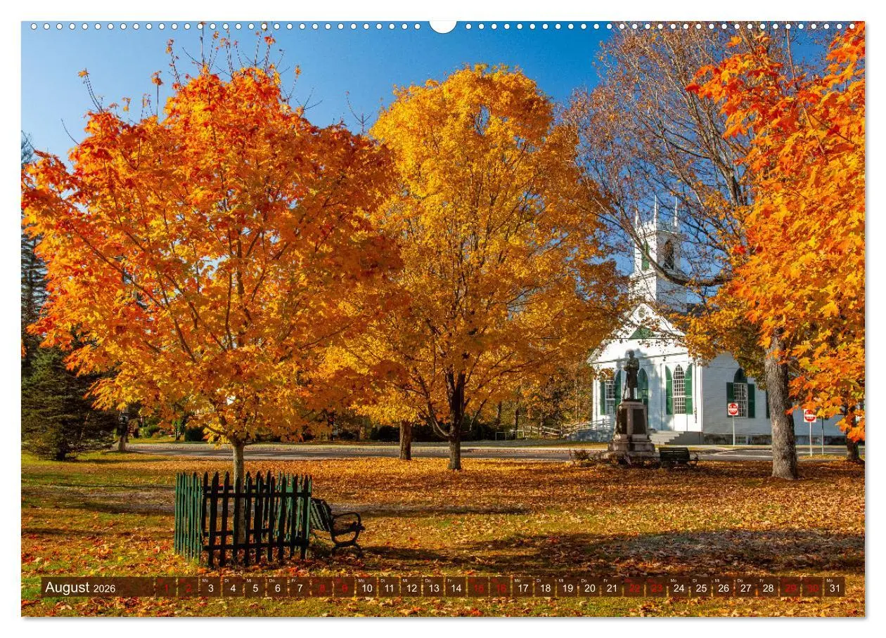 Bild: 9783457373170 | Neu England, Indian Summer (Wandkalender 2026 DIN A2 quer),...