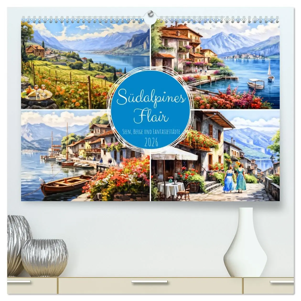 Cover: 9783457513170 | Südalpines Flair - Seen, Berge und Fantasiestädte (hochwertiger...