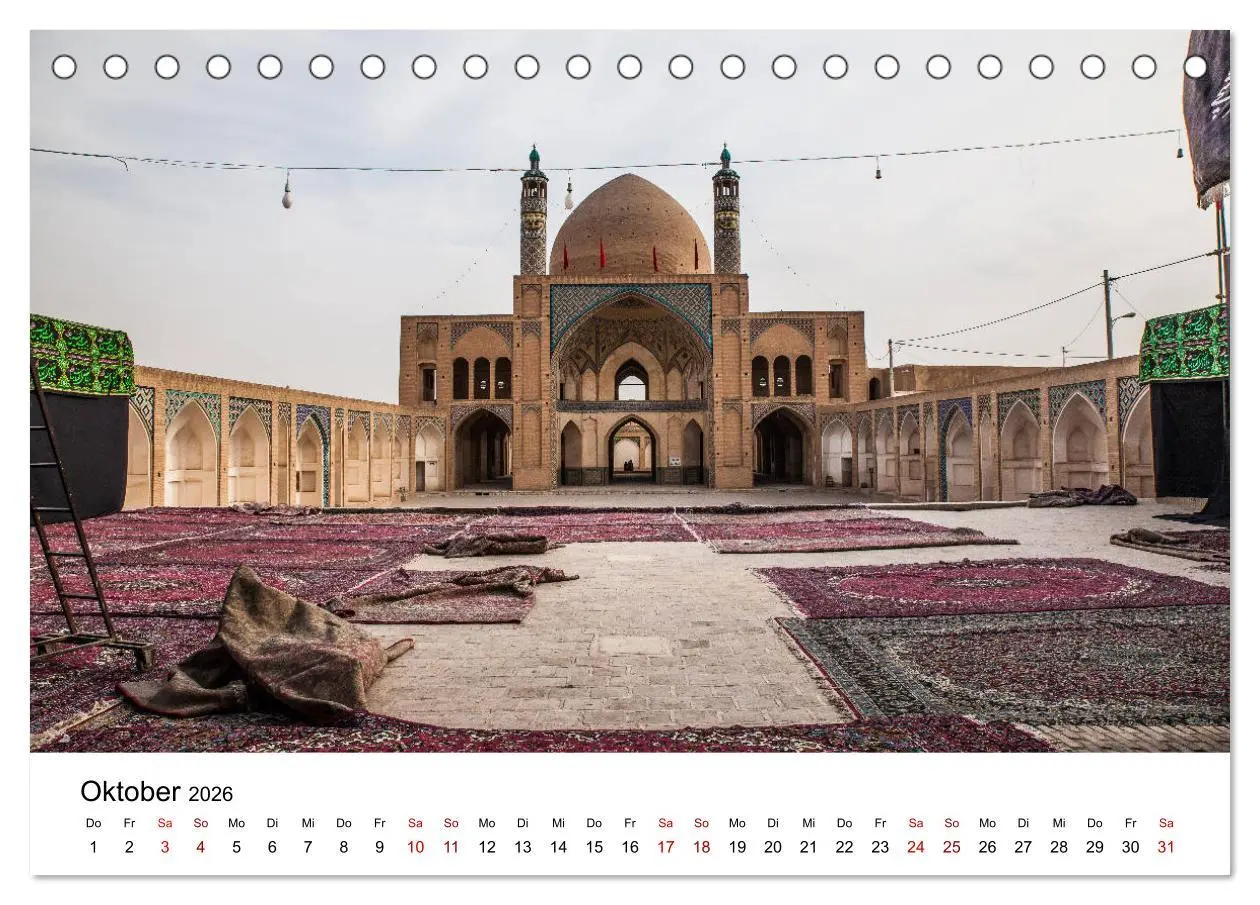 Bild: 9783457753170 | Rundreise Iran (Tischkalender 2026 DIN A5 quer), CALVENDO...