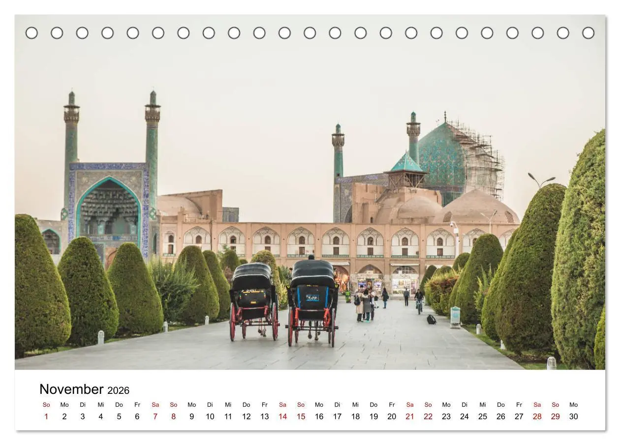 Bild: 9783457753170 | Rundreise Iran (Tischkalender 2026 DIN A5 quer), CALVENDO...