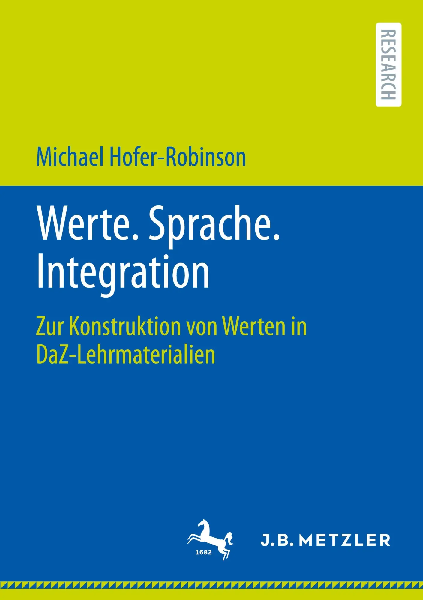Cover: 9783662683170 | Werte. Sprache. Integration | Michael Hofer-Robinson | Taschenbuch