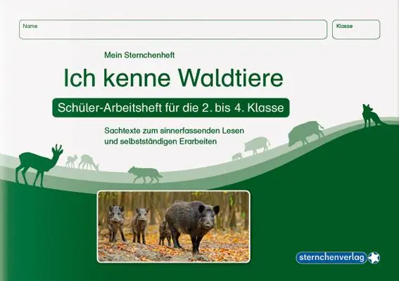 Cover: 9783939293170 | Ich kenne Waldtiere - Schülerarbeitsheft für die 2. bis 4. Klasse