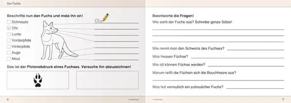 Bild: 9783939293170 | Ich kenne Waldtiere - Schülerarbeitsheft für die 2. bis 4. Klasse