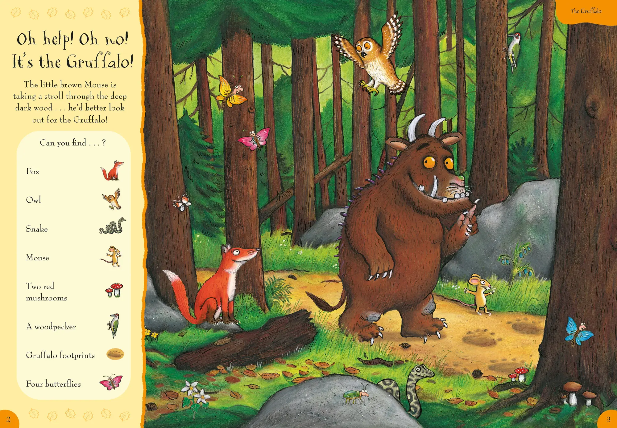 Bild: 9781035033270 | The Gruffalo and Friends Search and Find | Julia Donaldson | Buch