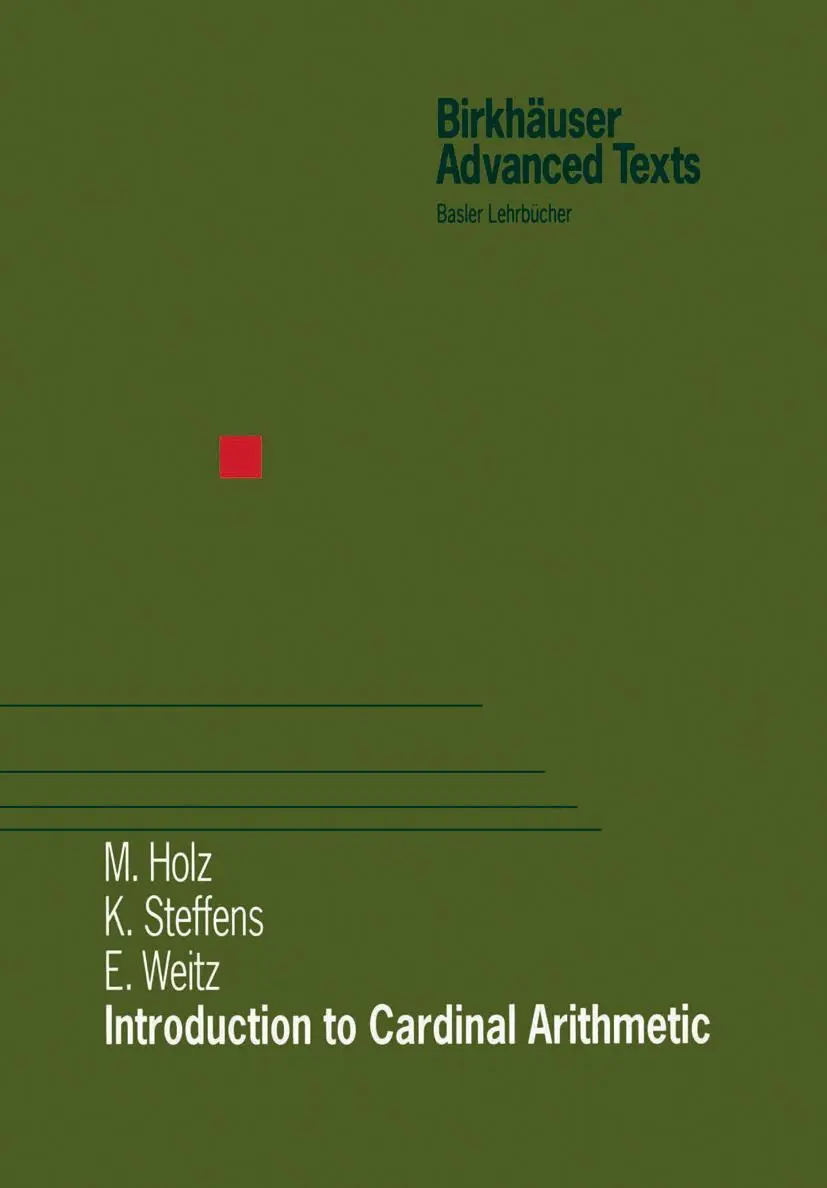 Cover: 9783034603270 | Introduction to Cardinal Arithmetic | Michael Holz (u. a.) | Buch