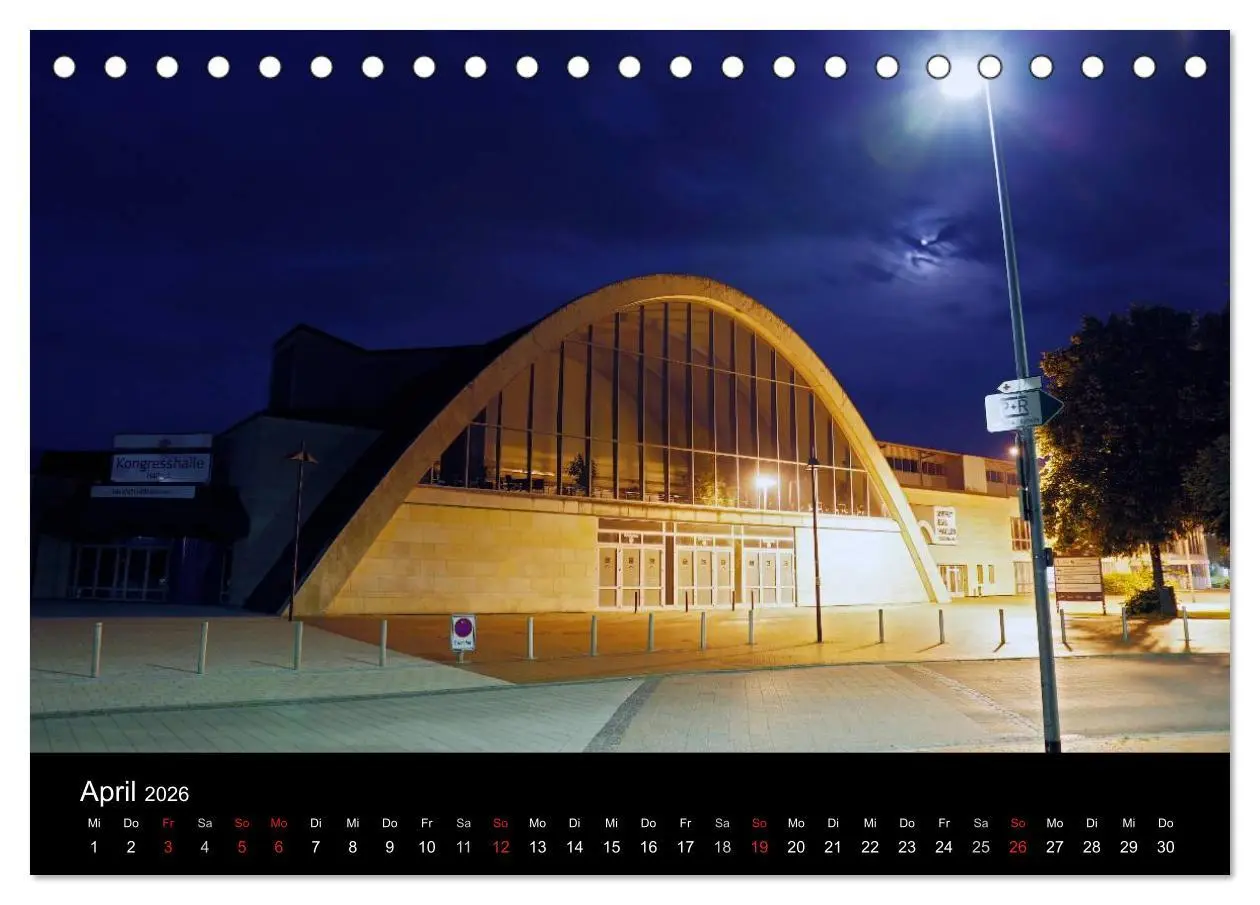 Bild: 9783516073270 | Oldenburg bei Nacht (Tischkalender 2026 DIN A5 quer), CALVENDO...