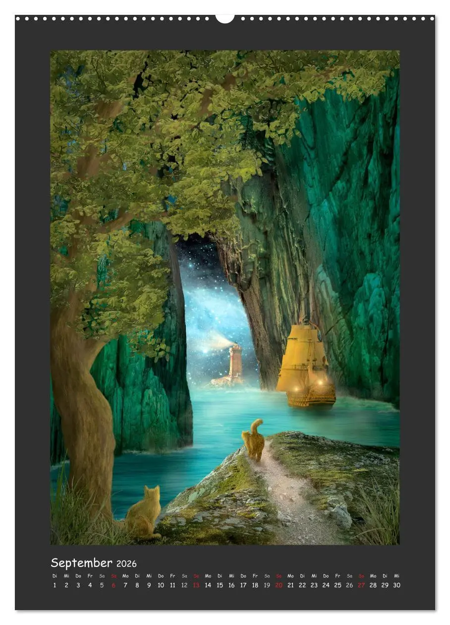 Bild: 9783516383270 | Kleine Träumer (Wandkalender 2026 DIN A2 hoch), CALVENDO...