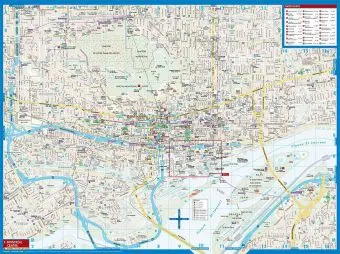 Bild: 9783866093270 | Borch Map Montreal | (Land-)Karte | Mehrfarbendruck. Gefalzt | 2 S.