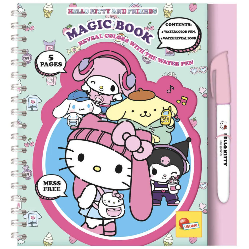 Cover: 9788833513270 | Hello Kitty And Friends Magisches Wassermslfarben-Buch In Display 8