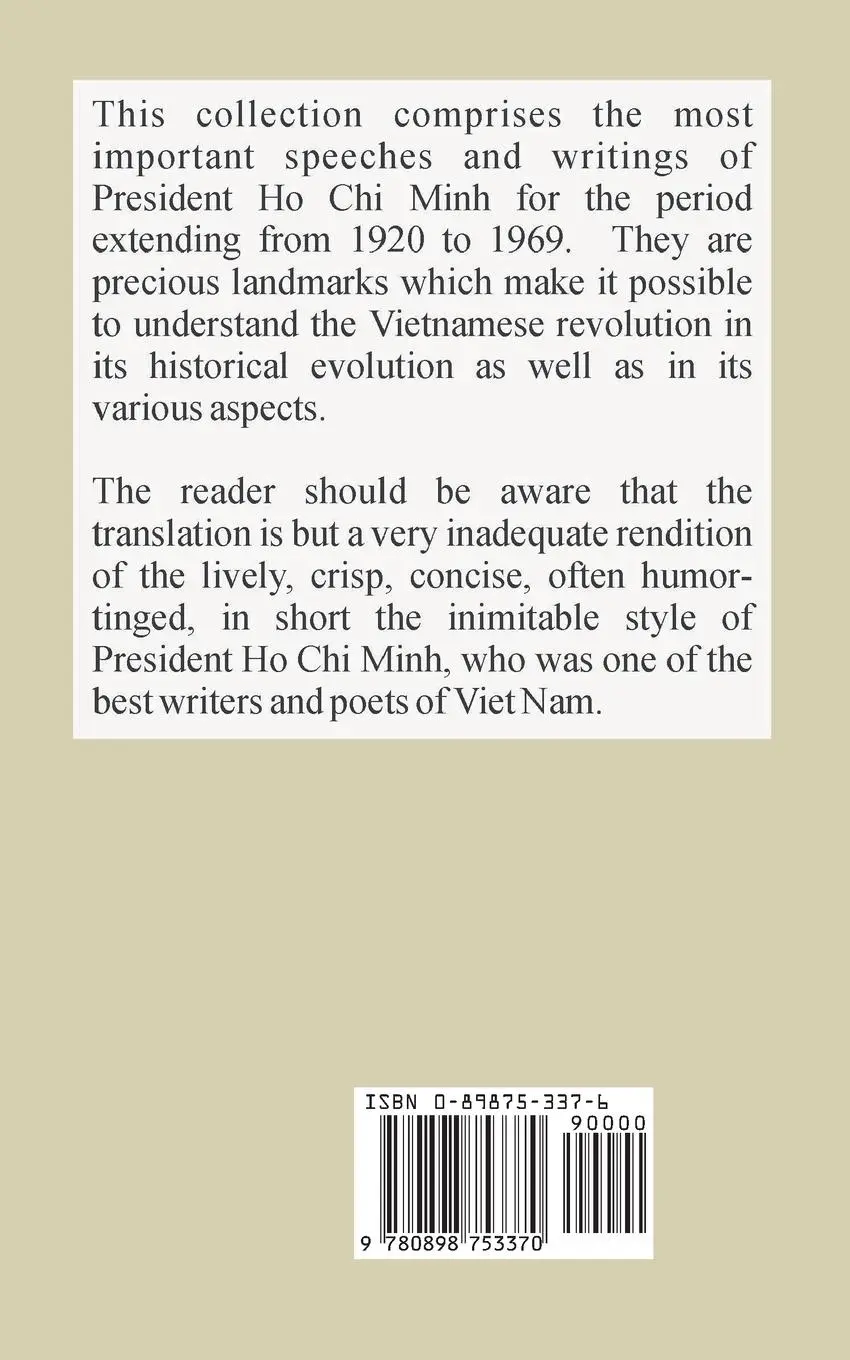 Rückseite: 9780898753370 | Selected Writings 1920-1969 | Chi Minh Ho | Taschenbuch | Englisch