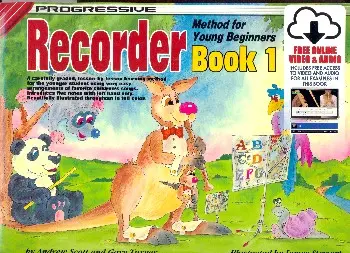 Cover: 9780947183370 | Progressive Recorder Book 1 | Method for Young Beginners | Gary Turner