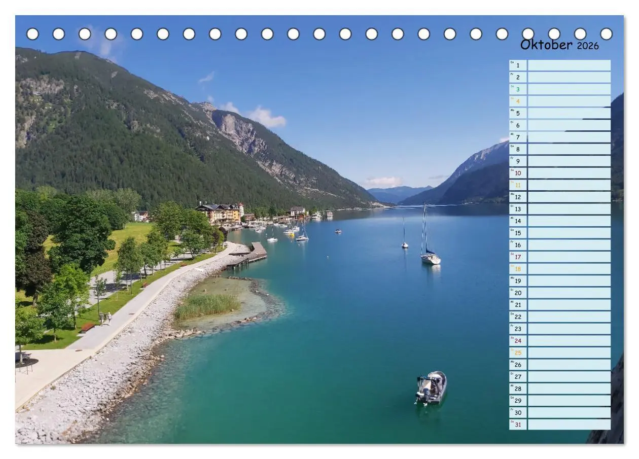 Bild: 9783457593370 | Auszeit am Achensee Tirol (Tischkalender 2026 DIN A5 quer),...