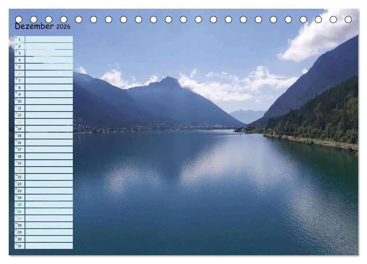 Bild: 9783457593370 | Auszeit am Achensee Tirol (Tischkalender 2026 DIN A5 quer),...