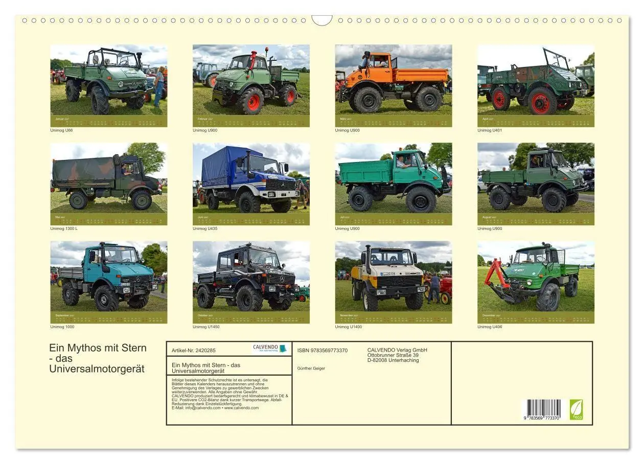 Bild: 9783569773370 | Ein Mythos mit Stern - das Universalmotorgerät (Wandkalender 2027...