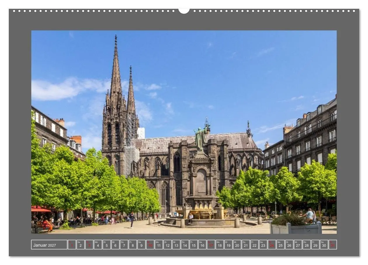Bild: 9783594283370 | Clermont-Ferrand (hochwertiger Premium Wandkalender 2027 DIN A2...