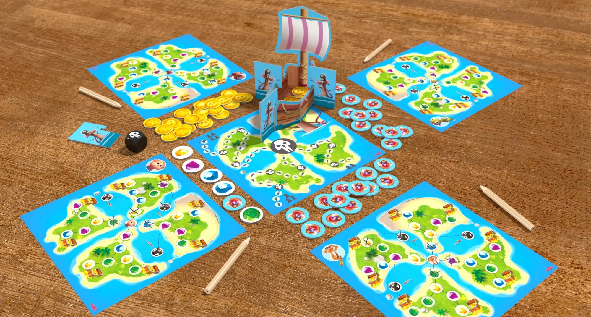 Bild: 4010168283470 | Schatzkarte Ahoi | Spiel | Deutsch | 2024 | HABA Sales GmbH &amp; Co.KG
