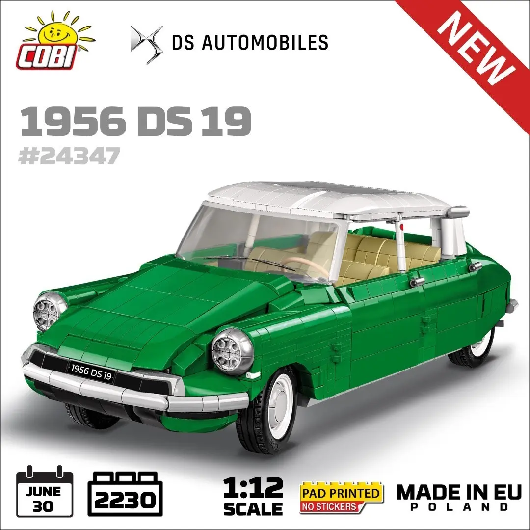 Cover: 5902251243470 | COBI 24347 - Citroen 1956 DS 19, 2230 Klemmbausteine, Maßstab 1:12
