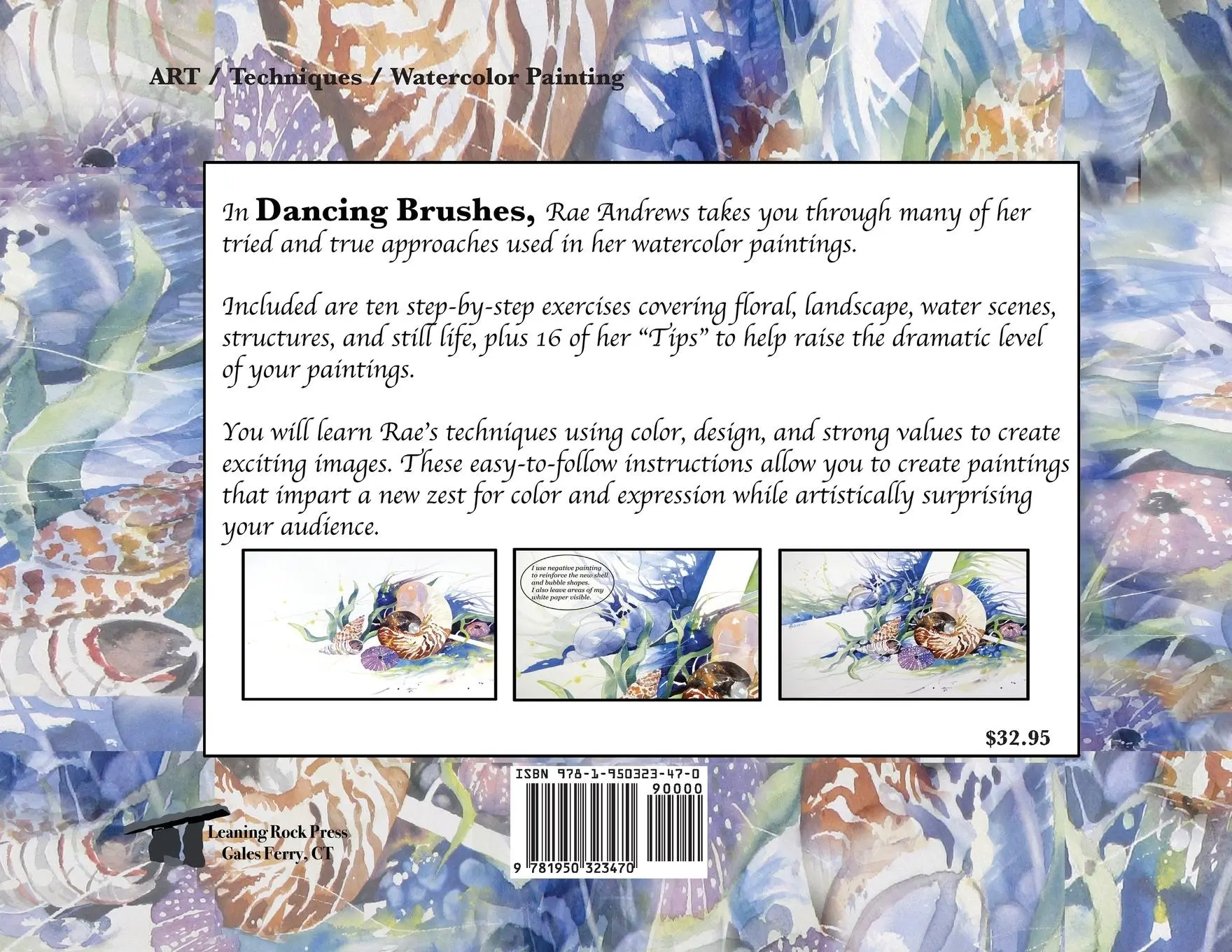 Rückseite: 9781950323470 | Dancing Brushes | A Fresh Approach to Watercolor | Rae Andrews | Buch