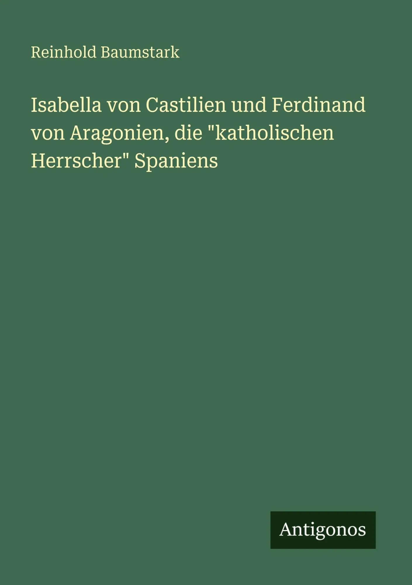 Isabella von Castilien und Ferdinand von Aragonien, die katholischen Herrscher Spaniens