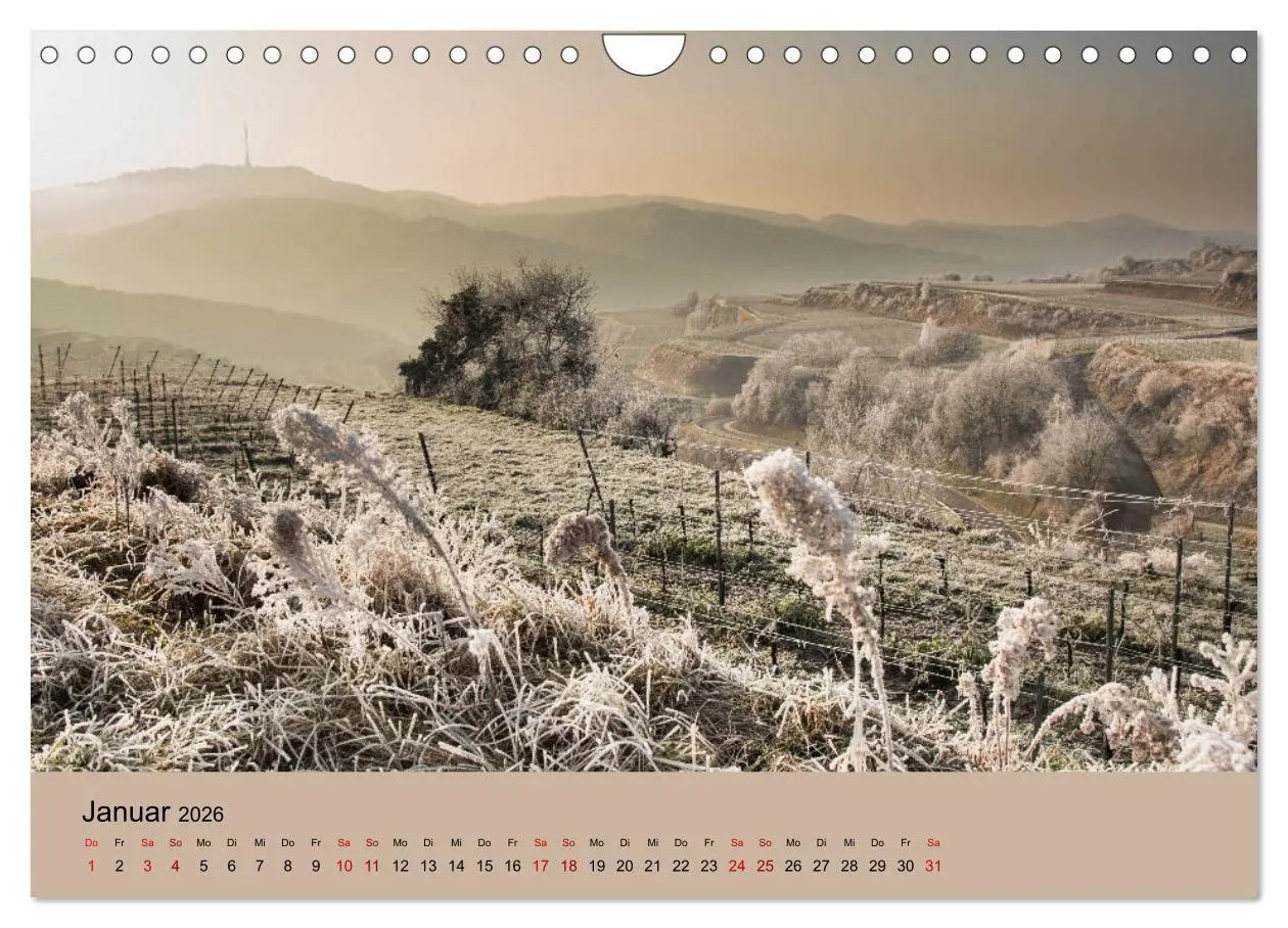 Bild: 9783457273470 | Kaiserstuhlblicke (Wandkalender 2026 DIN A4 quer), CALVENDO...