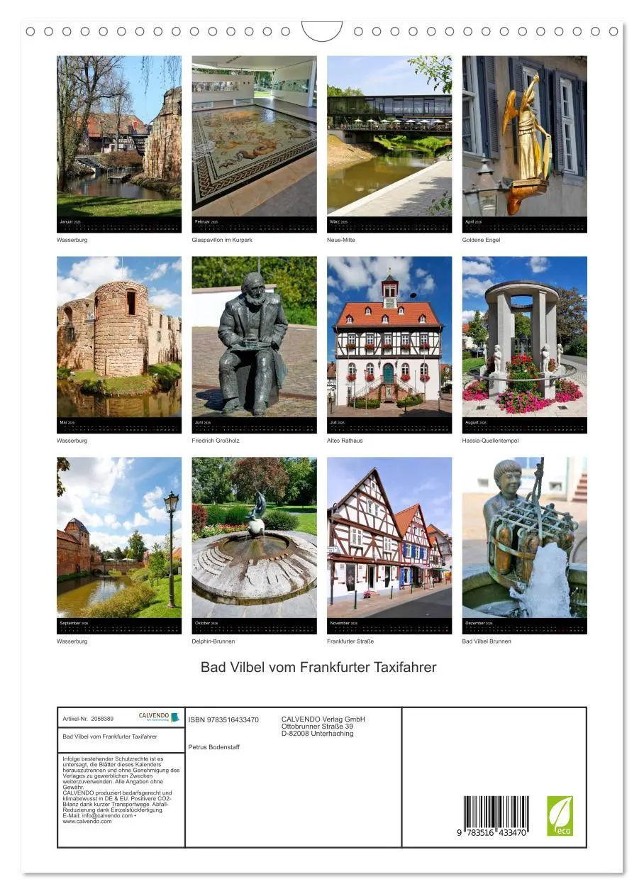 Bild: 9783516433470 | Bad Vilbel vom Frankfurter Taxifahrer (Wandkalender 2026 DIN A3...