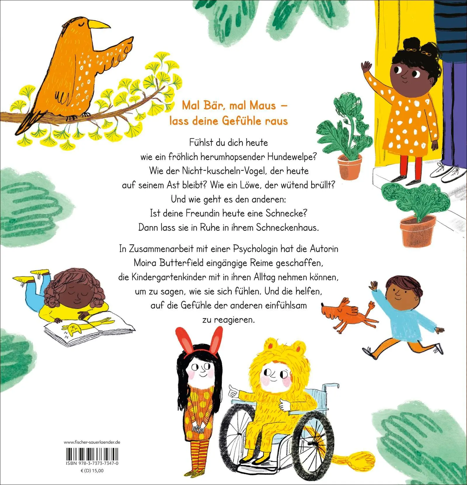 Rückseite: 9783737373470 | Mal starker Bär, mal stille Maus | Moira Butterfield | Buch | 32 S.