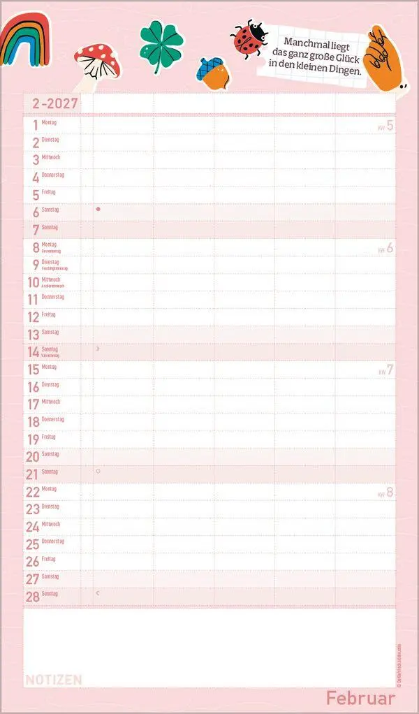 Bild: 9783819303470 | Glücksmomente 2027 | Verlag Korsch | Kalender | 13 S. | Deutsch | 2027