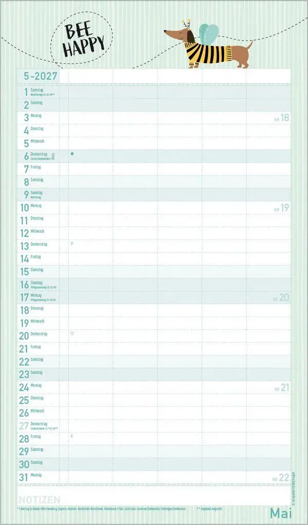 Bild: 9783819303470 | Glücksmomente 2027 | Verlag Korsch | Kalender | 13 S. | Deutsch | 2027