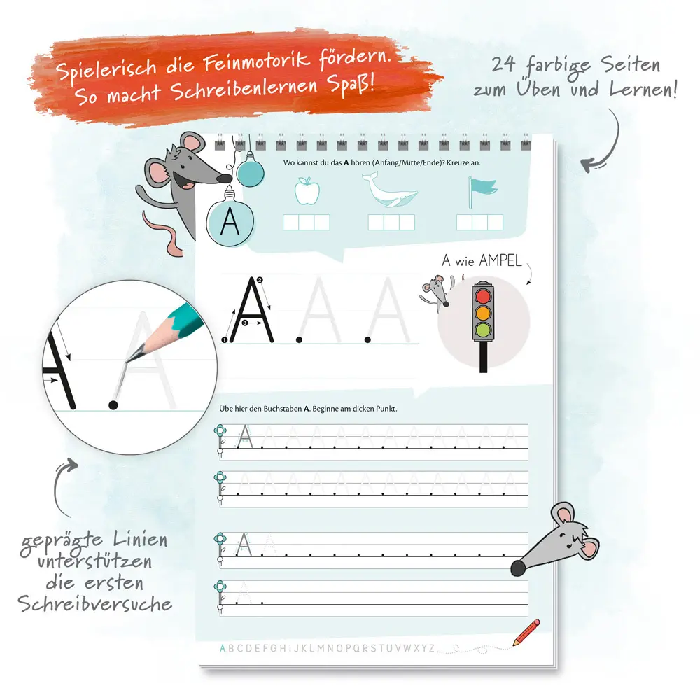 Bild: 9783965523470 | Trötsch Mein Spurrillenblock Großbuchstaben Übungsbuch | KG | Buch