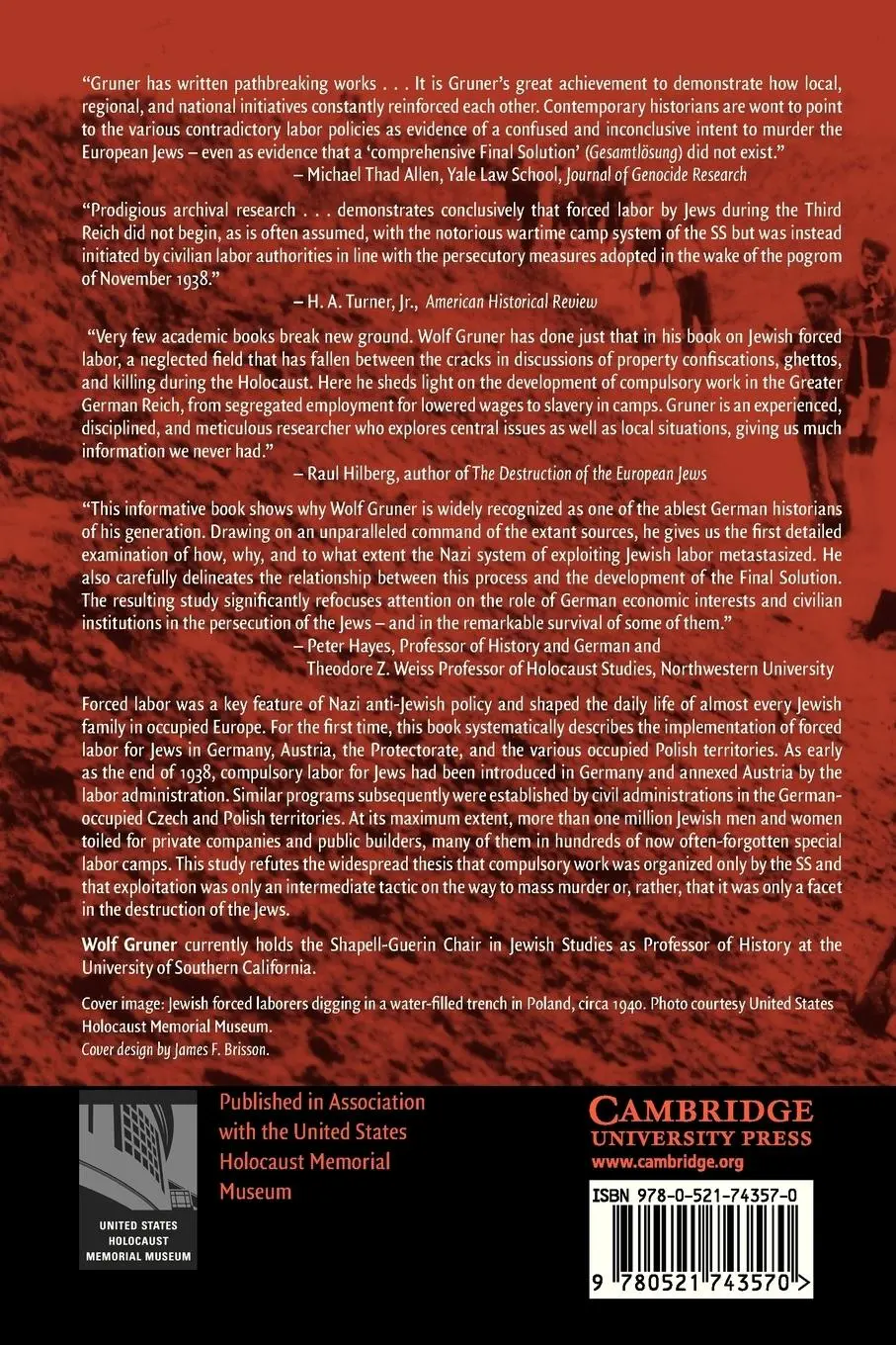 Rückseite: 9780521743570 | Jewish Forced Labor Under the Nazis | Wolf Gruner | Taschenbuch | 2008