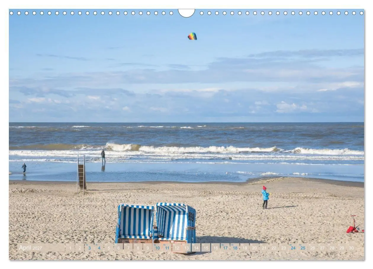 Bild: 9783569513570 | Am Strand von Langeoog (Wandkalender 2027 DIN A3 quer), CALVENDO...
