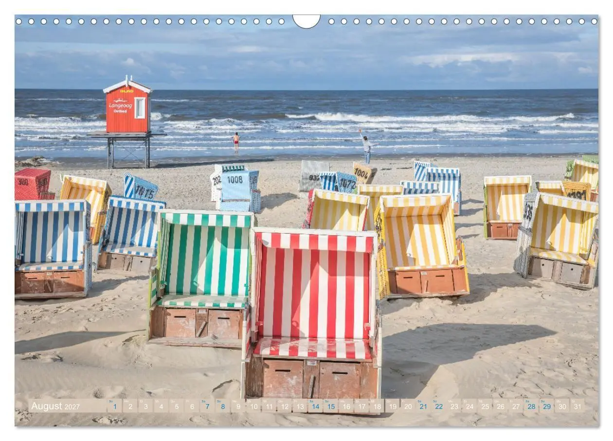 Bild: 9783569513570 | Am Strand von Langeoog (Wandkalender 2027 DIN A3 quer), CALVENDO...