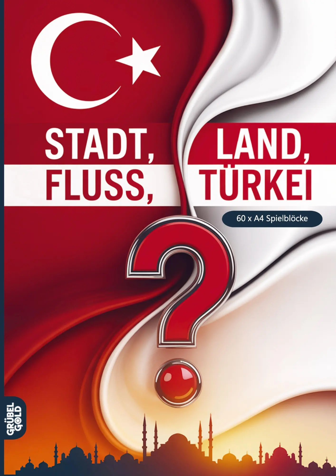 Cover: 9783693193570 | Stadt, Land, Fluss, Türkei | Grübelgold Rätselhefte | Taschenbuch