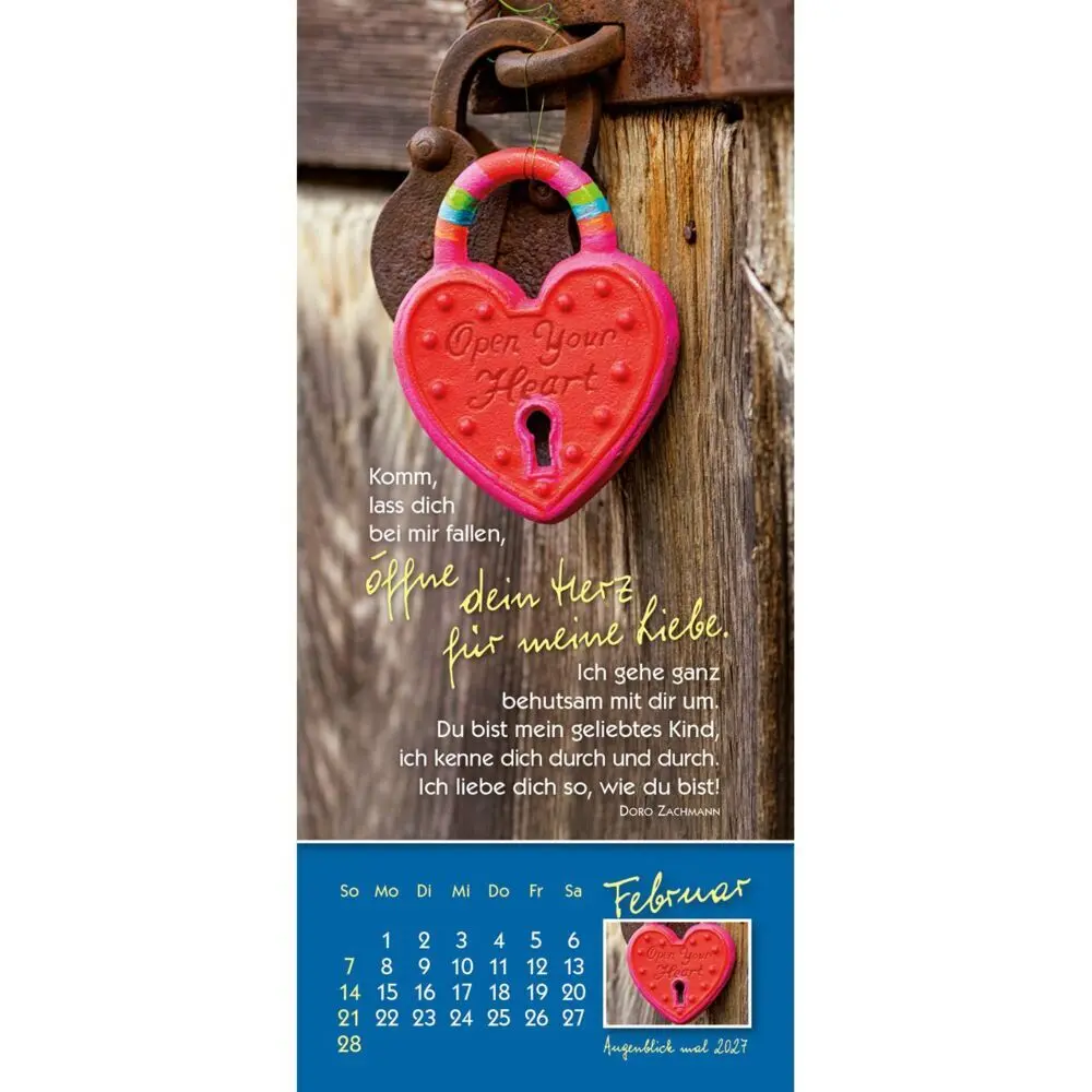 Bild: 9783754883570 | Augenblick mal 2027 | Der (kleine) Symbol-Kalender | Anke Will | 14 S.