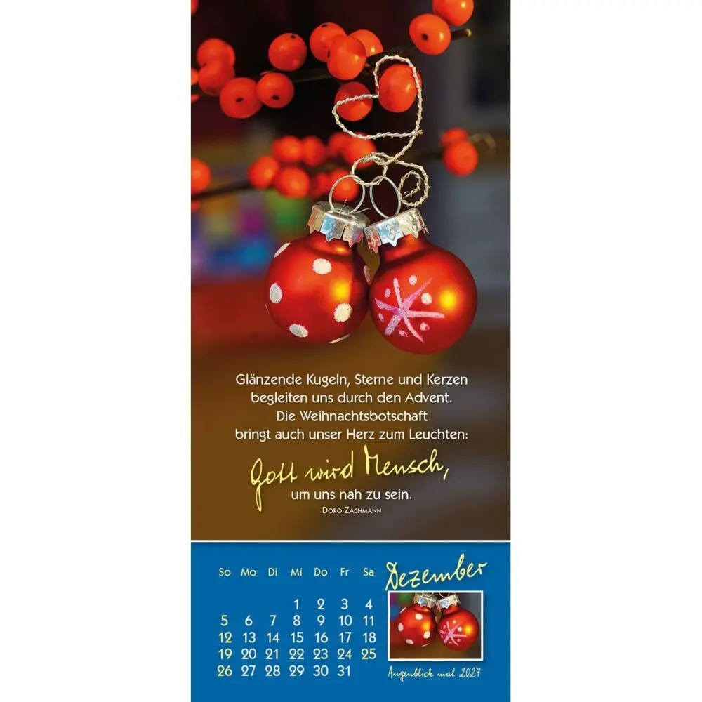 Bild: 9783754883570 | Augenblick mal 2027 | Der (kleine) Symbol-Kalender | Anke Will | 14 S.