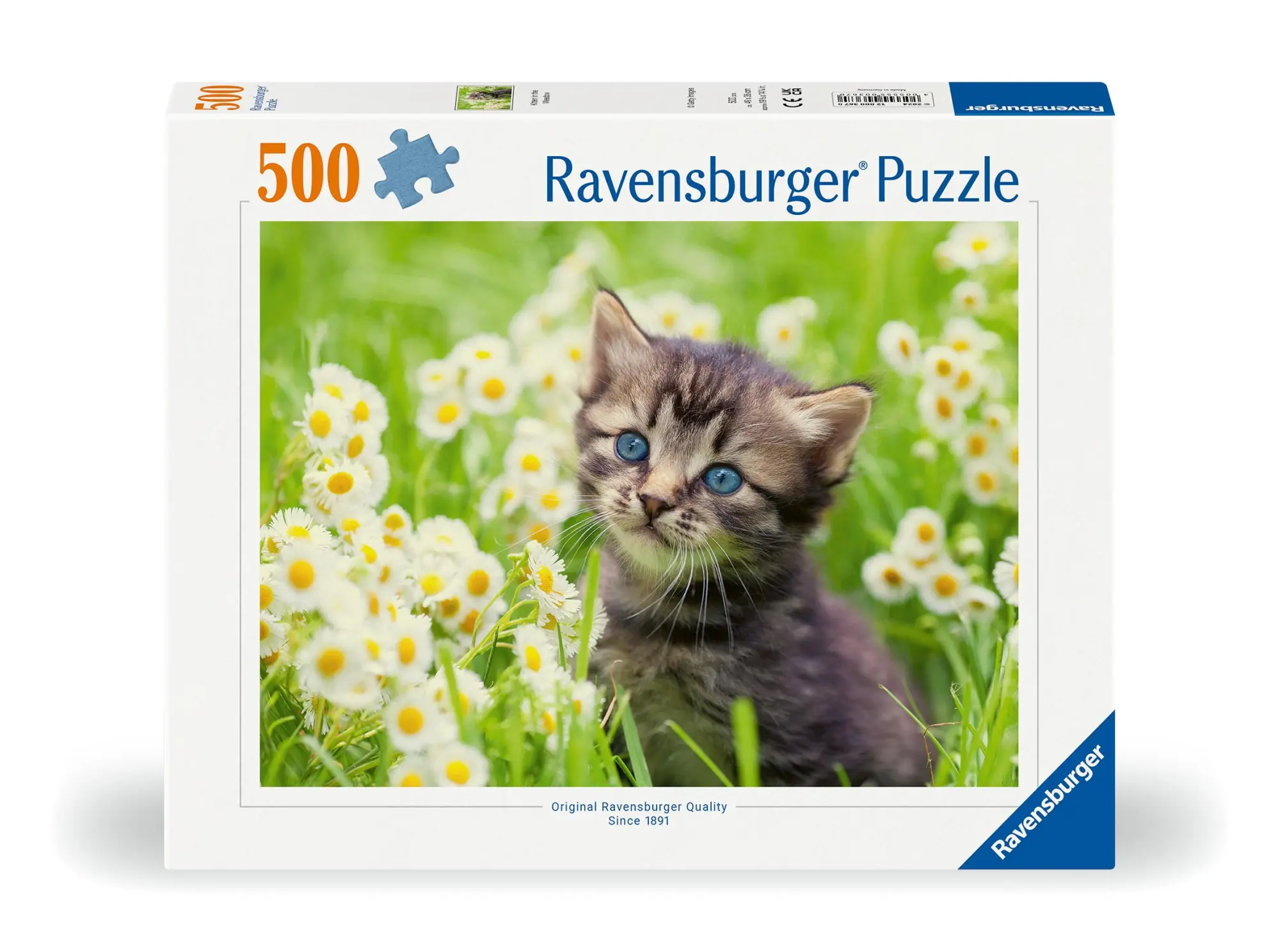 Cover: 4005555003670 | Erwachsenenpuzzle 500 Teile - Kätzchen in der Wiese | Spiel | 12000367