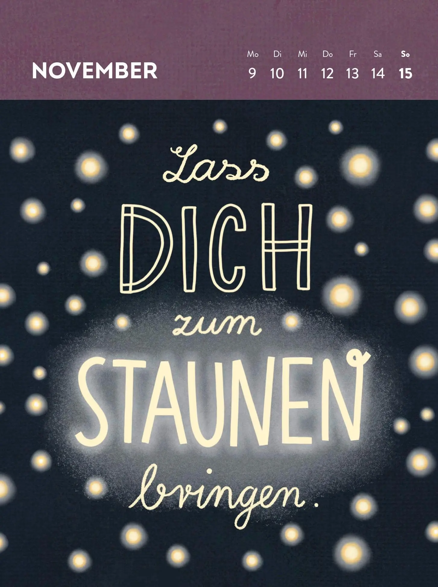 Bild: 4036442013670 | Wochenkalender 2026: Sei wild, frei und wunderbar | Groh Verlag | 2026