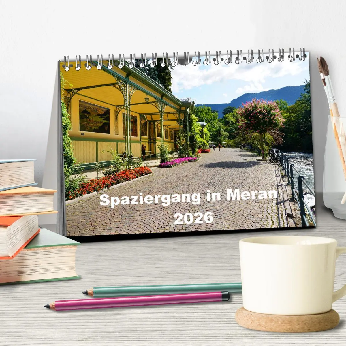 Bild: 9783457563670 | Spaziergang in Meran (Tischkalender 2026 DIN A5 quer), CALVENDO...
