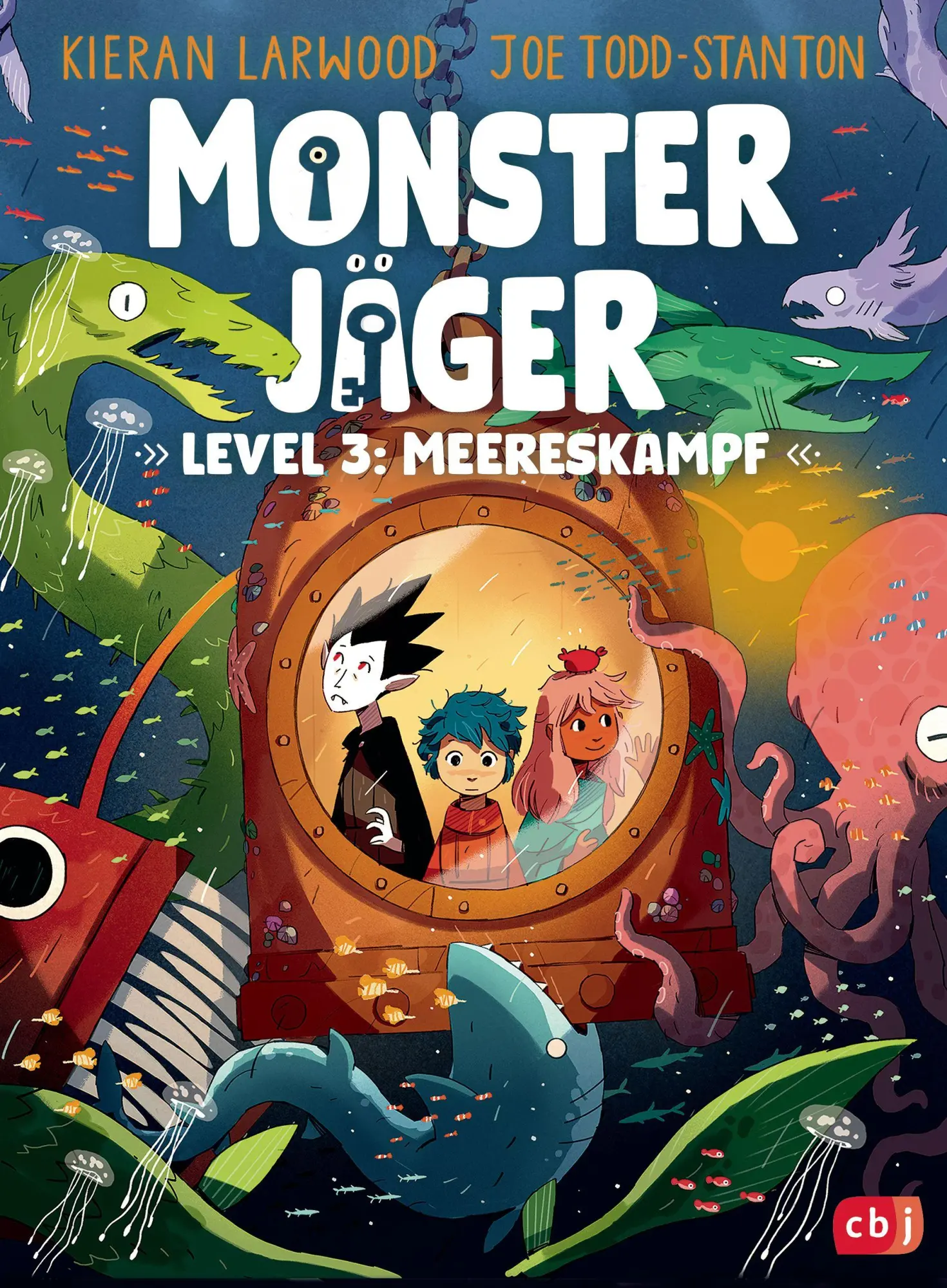 Cover: 9783570183670 | Monsterjäger - Level 3: Meereskampf | Kieran Larwood | Buch | 240 S.